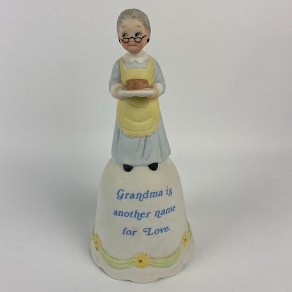 Vintage Home Decor Ceramic Grandma is Another Name for Love Porcelain Music Box - Picture 2 of 8